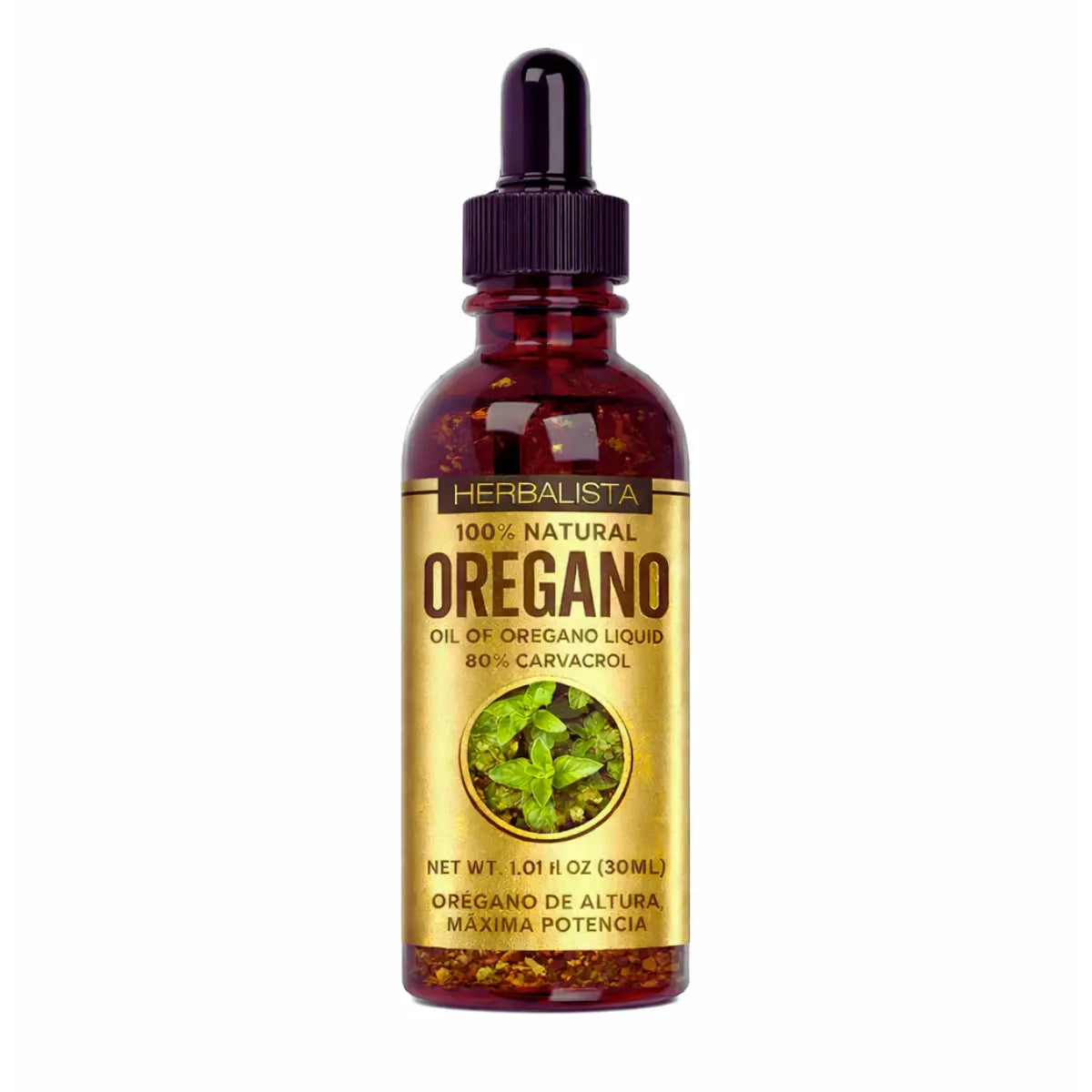 Aceite de Orégano 30ml (1.01oz) – 80% Carvacrol
