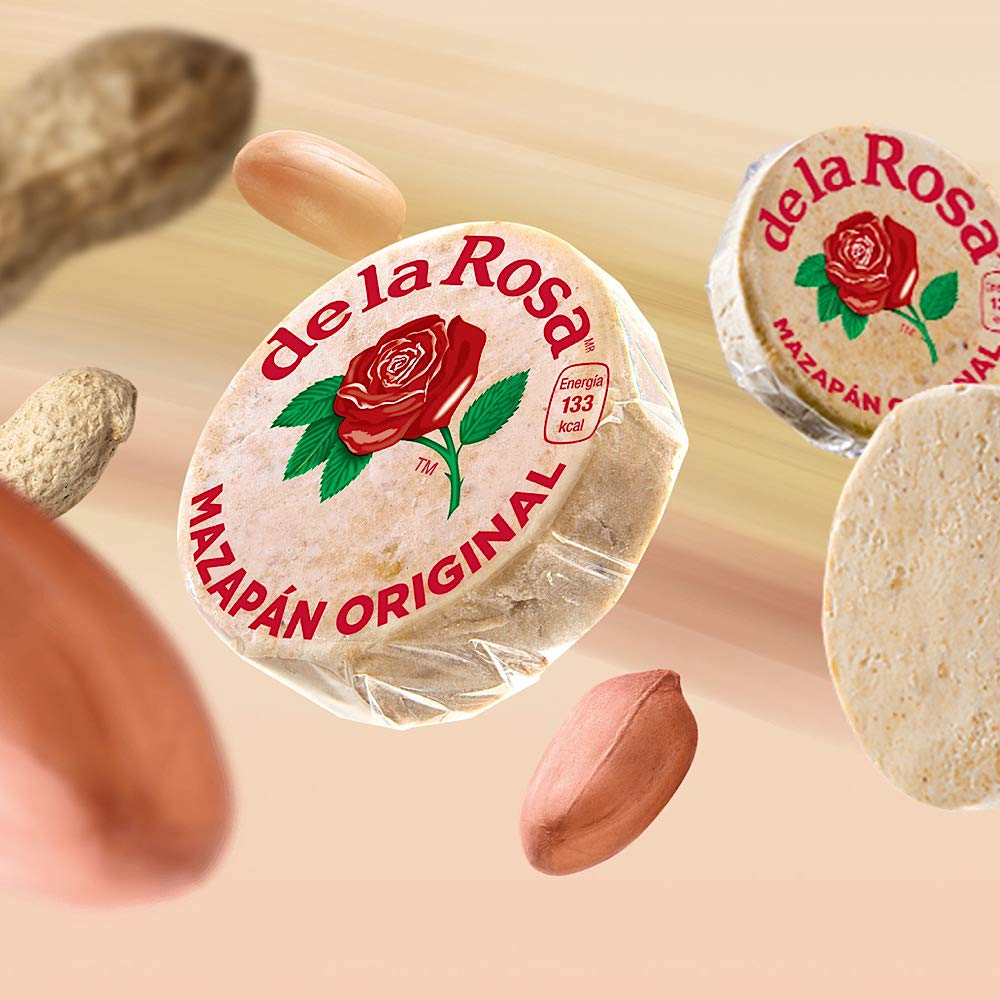 DE LA ROSA Mazapan (2 PACK) 30 Piezas 480 gr. | (Peanut Paste Candy Marzipan Style)