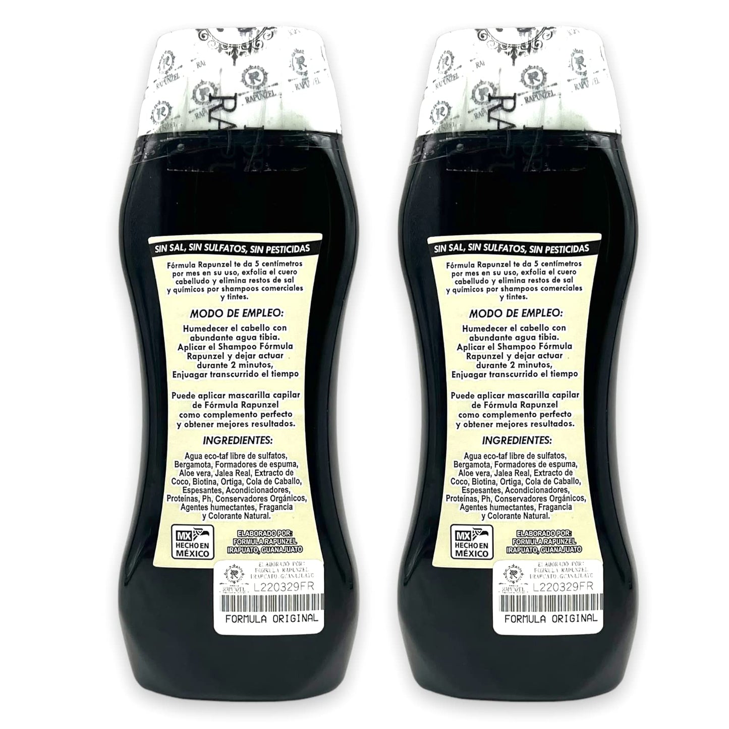 New Curves Kit - 2 Piece Bundle Formula Rapunzel 2 Herbal Sahmpoo (16.9oz) |100% All Natural Original