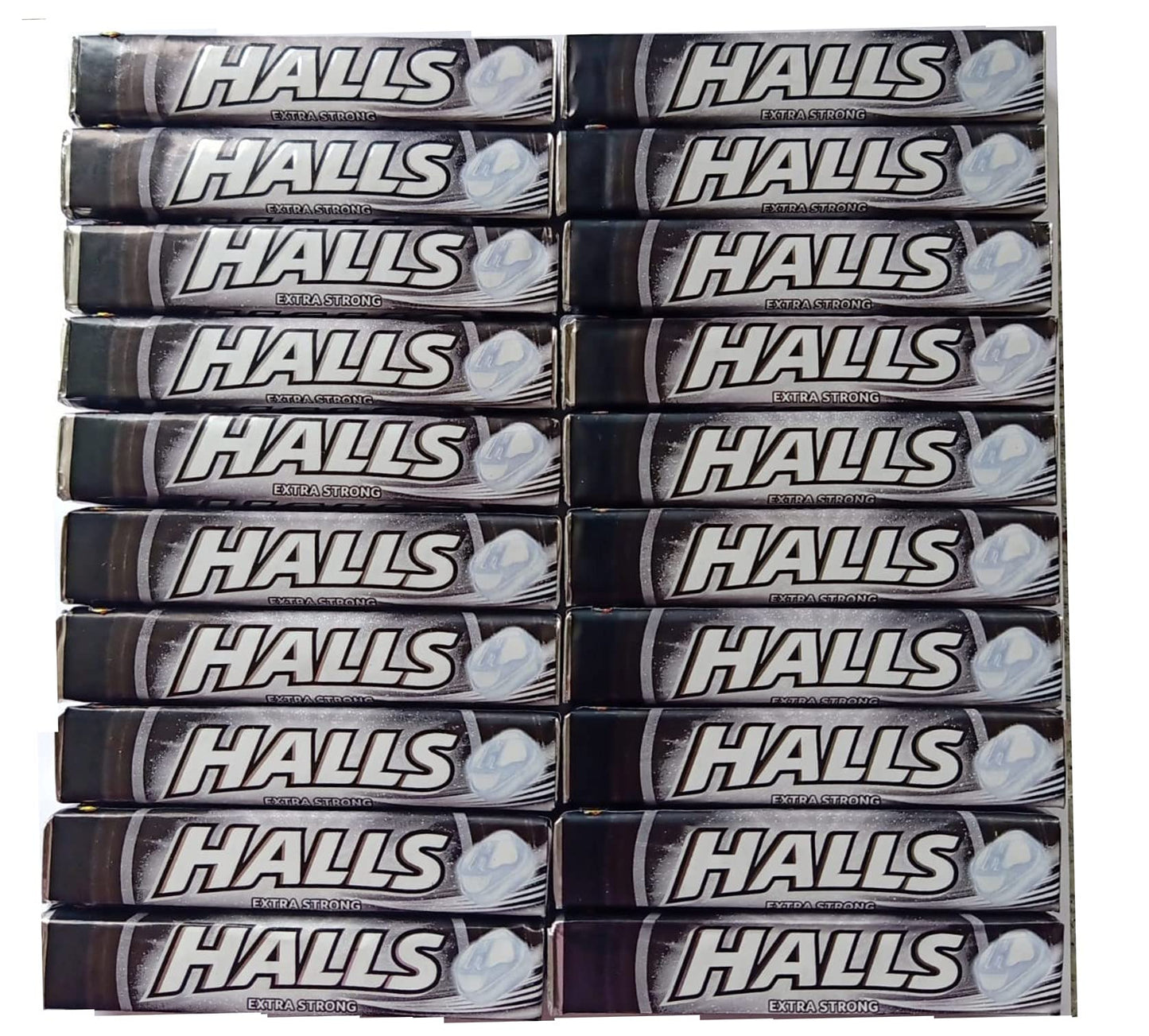 Halls Extra Strong Menthol Action Sweets (33.5g x 20 Pack)