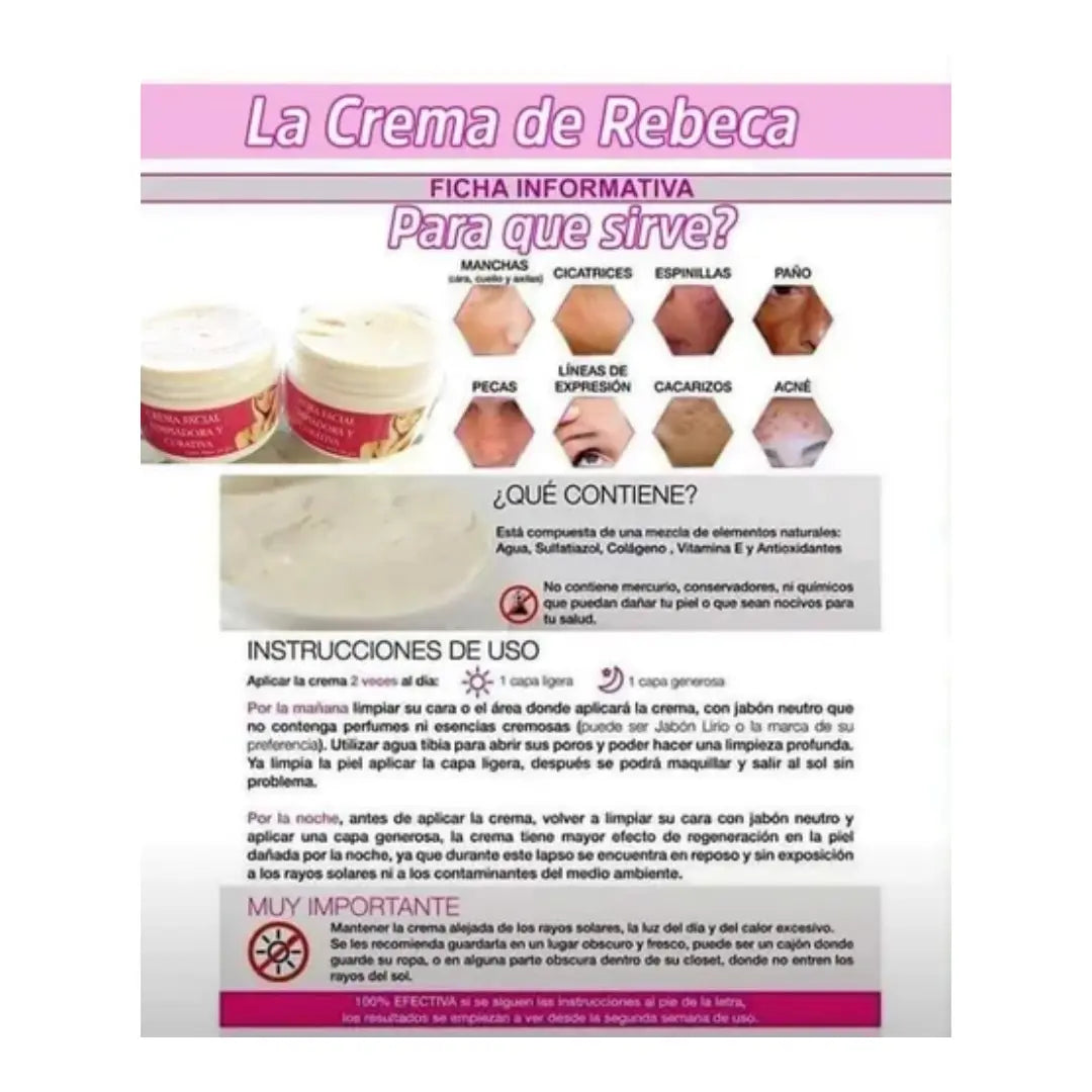 La Crema de Rebeca Skincare Duo 78g