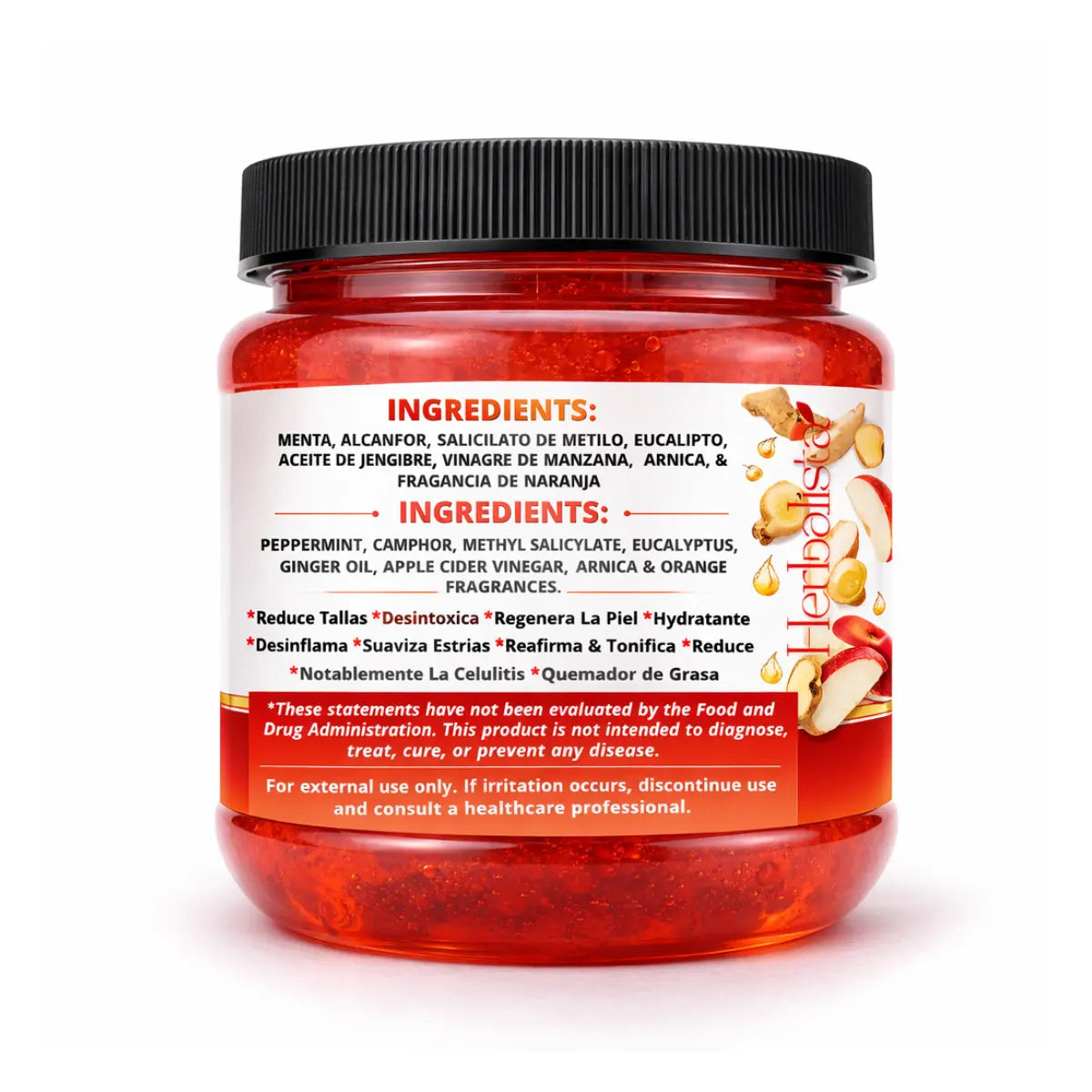 Herbalista NO+PANZA Massage Gel (8.8 oz / 250g)