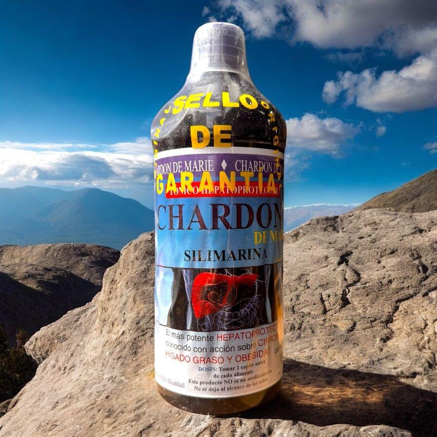 New - Chardon de Marie - Juice Tonic- Jugo De Silimarina (Milk Thistle) - de 1 Liter (33.3Fl Oz)