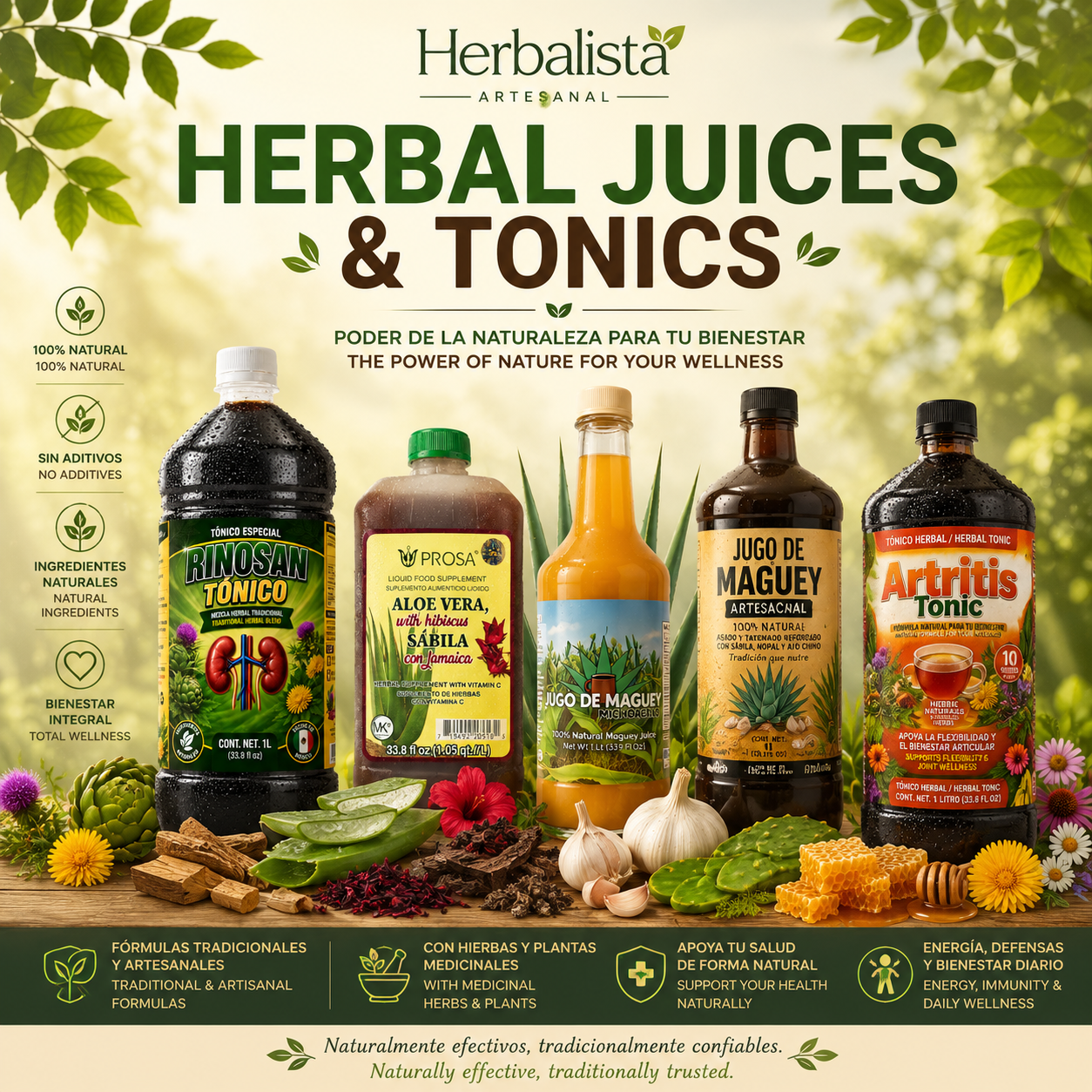 Herbal Juices & Tonics