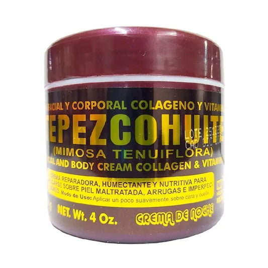 Del Indio Papago Tepezcohuite Night Cream 4oz (120g)