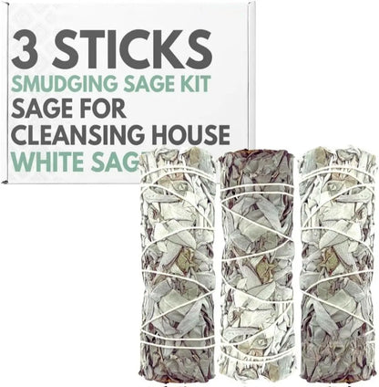 Yerbero White Sage Smudge Sticks 4 Inch 3-Pack