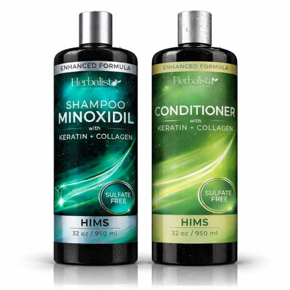 Minoxidil Men Shampoo & Conditioner Duo 32oz