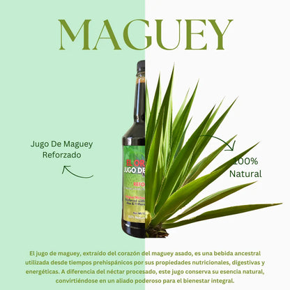 Maguey Juice - Jugo De Maguey 1 litro (33.3Fl Oz)