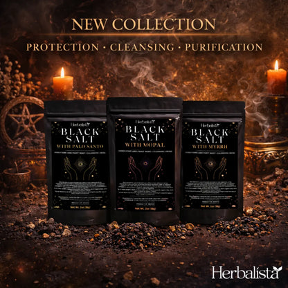 Herbalista Rose Petals Black Salt Ritual Blend 2oz (56g)