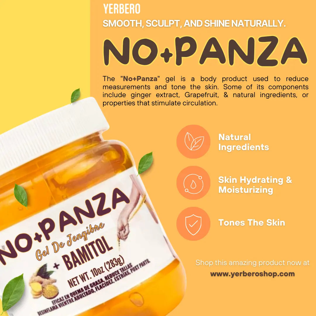 No+Panza Ginger & Bamitol Massage Gel Duo 2 Pack 8.8oz