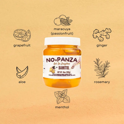 No+Panza Reforzado Ginger (De Jengibre) Gel 8.8oz