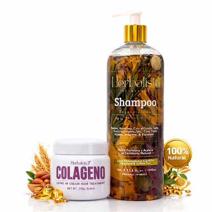 Herbalista Hair Repair Shampoo 1000ml + Collagen Treatment 250g
