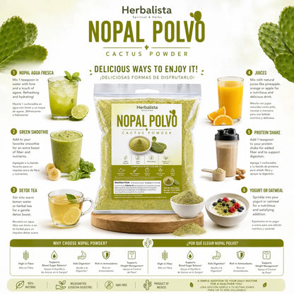 Nopal en Polvo 8oz (226g) – Mexican Cactus Powder