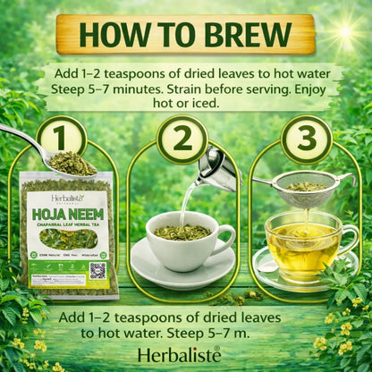 Pack-4 - Neem Loose Leaf Herbal Tea 1 oz (113g)