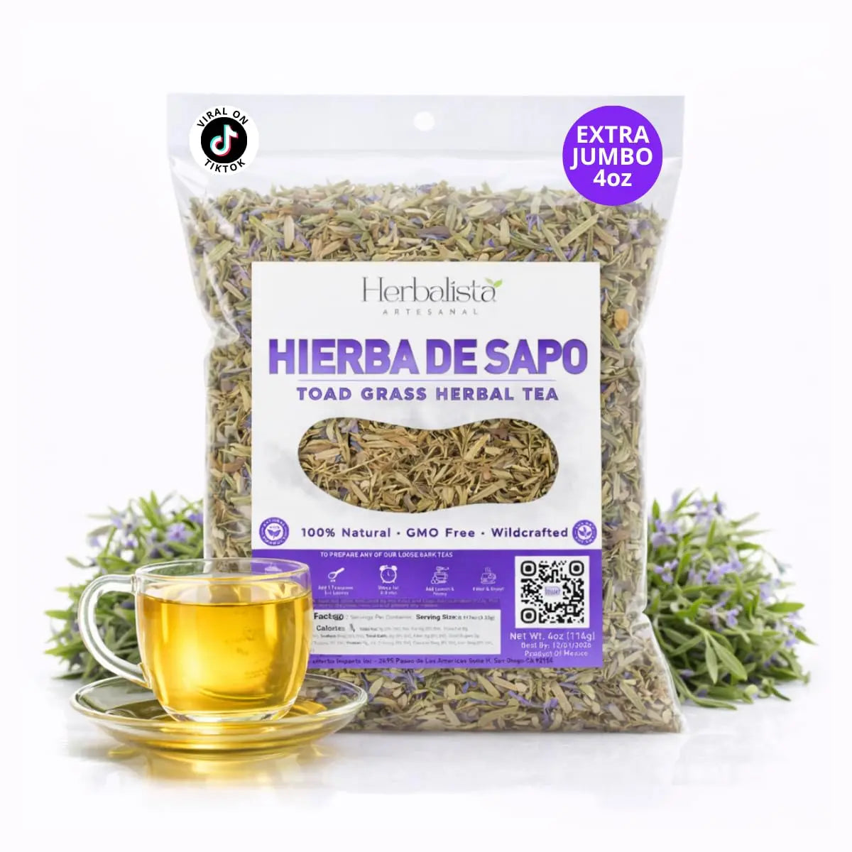 Herbalista Hierba de Sapor Herbal Tea 4 oz