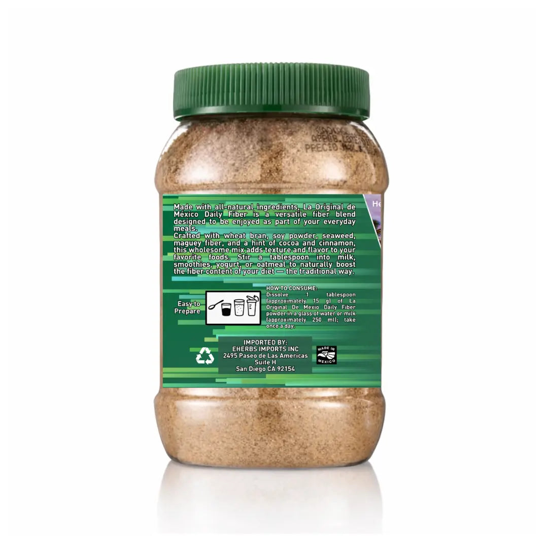 La Original Daily Fiber Powder 300g (10.58oz) Plant-Based