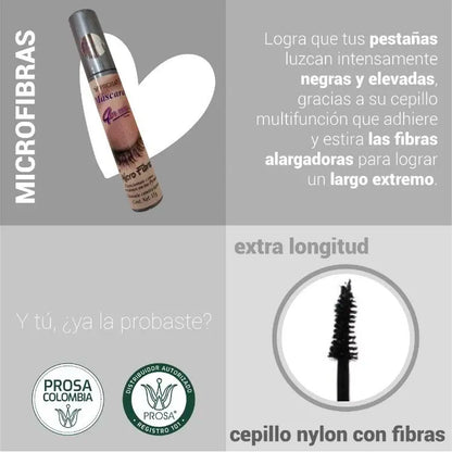 Prosa 4-in-1 Waterproof Mascara with Silicone Brush