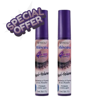 Prosa Maxi-Volume Mascara 11g 2-Pack