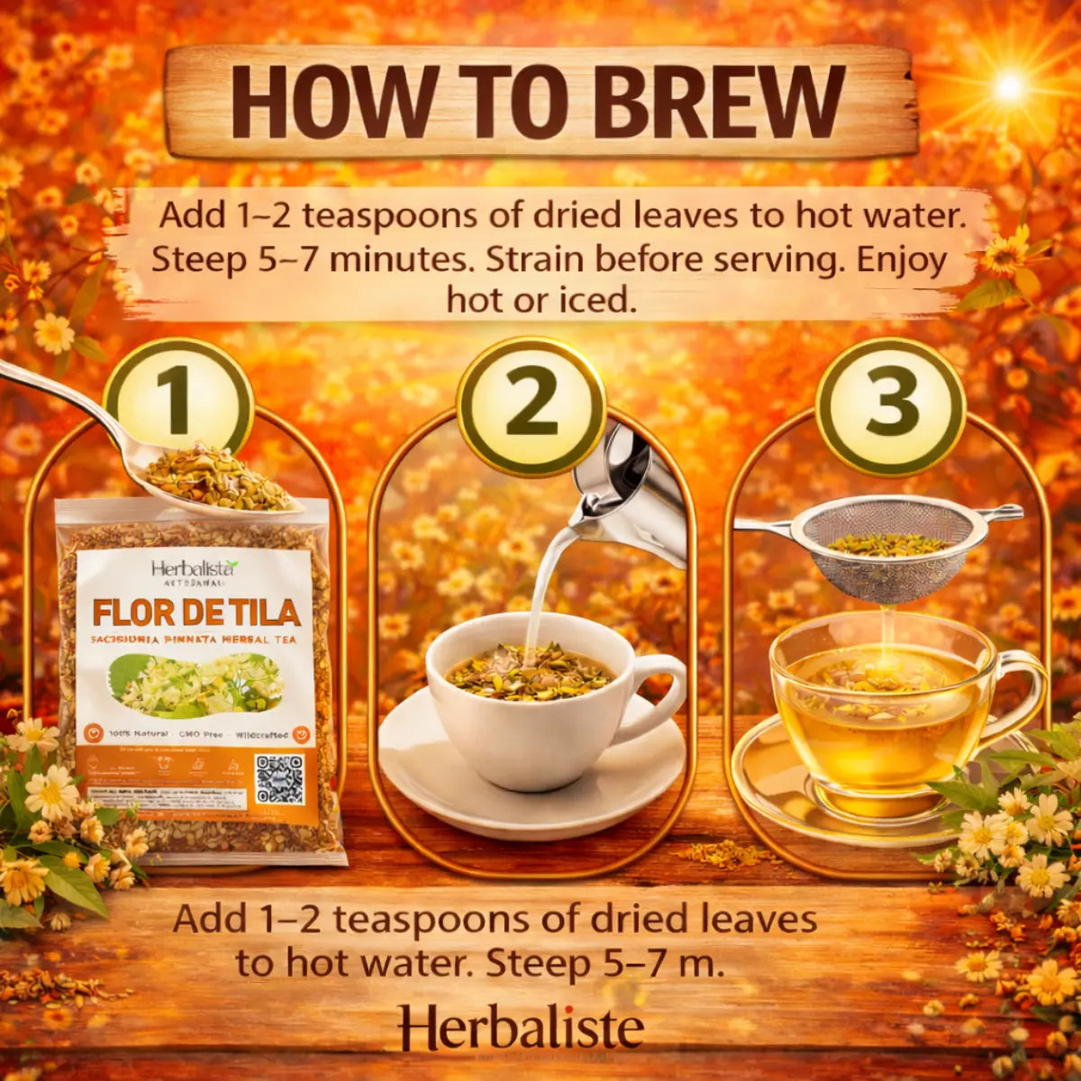 Tila Seca Herbal Tea (Hanan Linden) 4oz (113g)