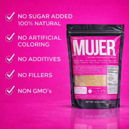 Herbalista Mujer Daily Fiber Powder 16oz(456g)