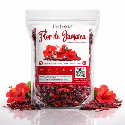 Herbalista Flor de Jamaica 4 oz – Dried Hibiscus Flowers