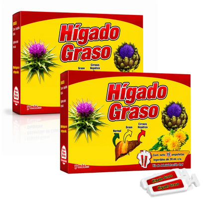 Hígado Herbal Drinkable Shots 30 Pack