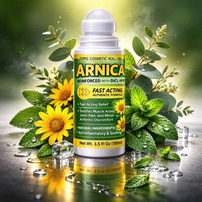 Viral Arnica Extra Fuerte Gel Lido Roll On - 100ml (3.5oz)