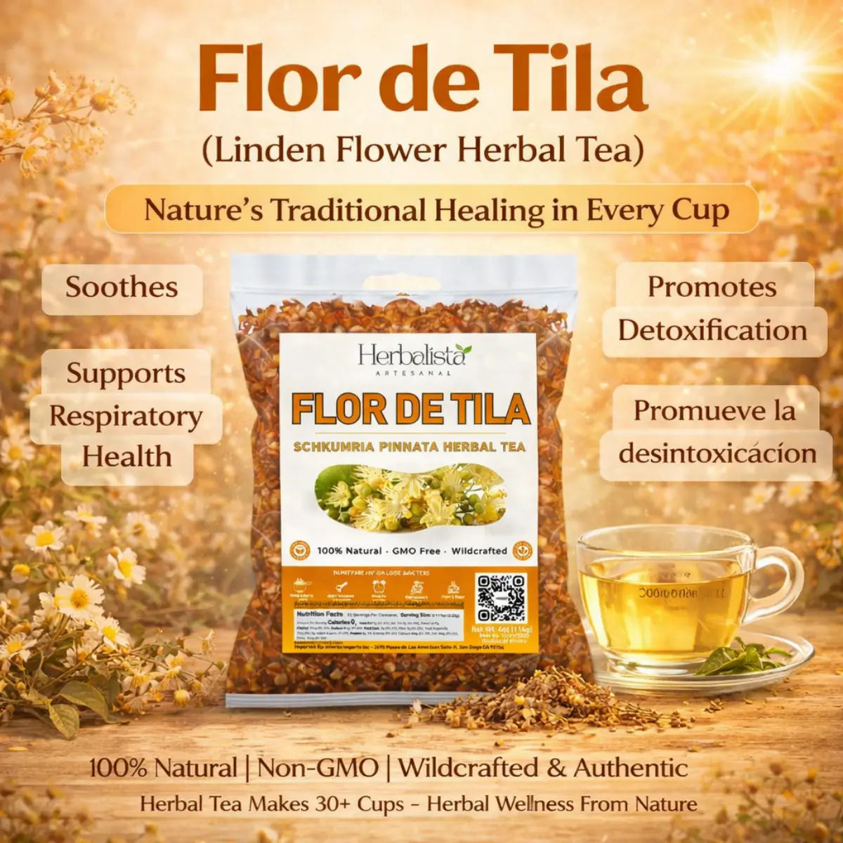 Tila Seca Herbal Tea (Hanan Linden) 4oz (113g)