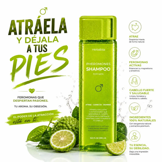 Herbalista Feromonas Bergamot Shampoo for Men 500ml