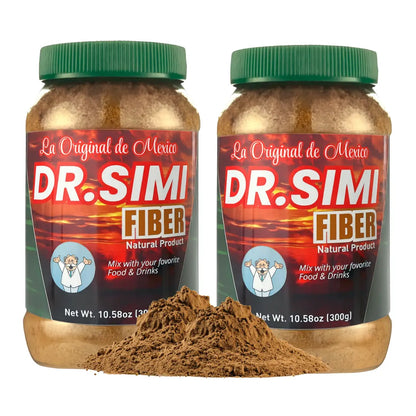 2-Pack Dr. Simi Daily Fiber Powder 300g Each (10.5 oz)