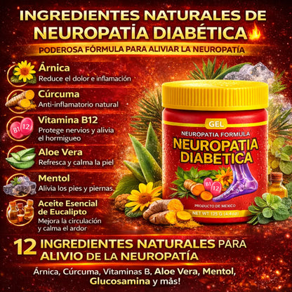 Neuropatia Diabeti Relief Massage Gel 4.4oz (125g)