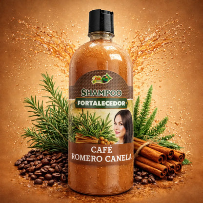 Coffee, Rosemary & Cinnamon Herbal Shampoo 1L (33.9 fl oz)