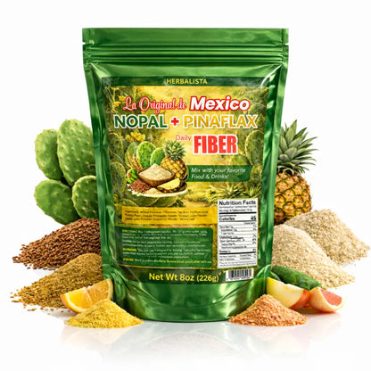 La Original de Mexico Nopal + Pinaflax Fiber Powder 8oz (226g)