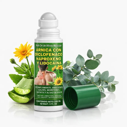 Arnica Lido Extra Strength Gel (125g) & Roll-On Duo (3.5oz)