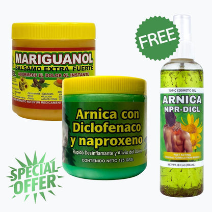 Herbal Massage Relief Bundle 3-Pack