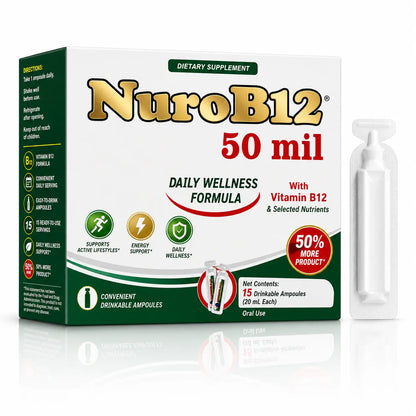 NuroB12 Drinkable Energy Shots 15 Pack