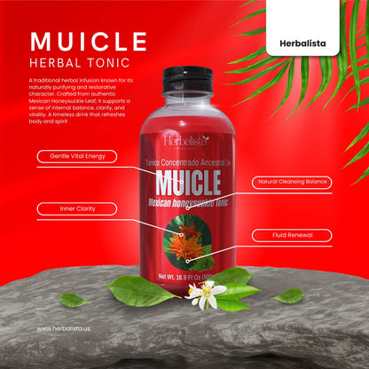 Muicle (Mexican Honeysuckle) Herbal Tonic 500ml (16.9 fl oz)