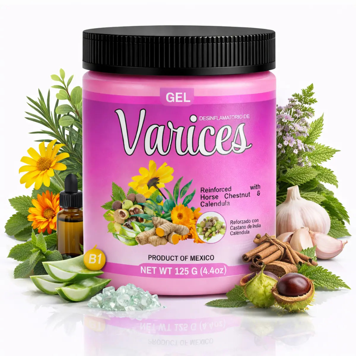 Varices Relief Massage Gel 125g (4.4oz)