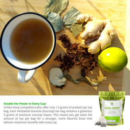 Soursop (Guanabana) Tea Bags – 40 Count 4.2oz
