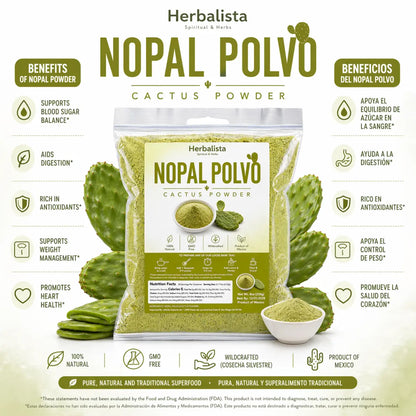 Nopal en Polvo 8oz (226g) – Mexican Cactus Powder