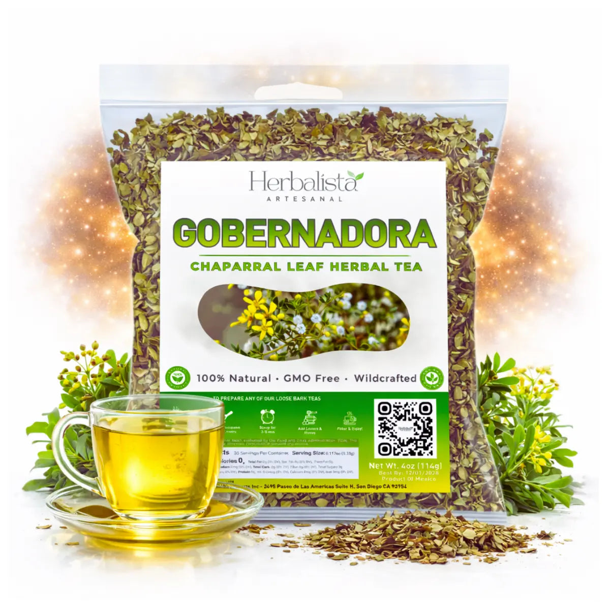 Gobernadora (Chaparral) Herbal Tea 4oz (113 g)