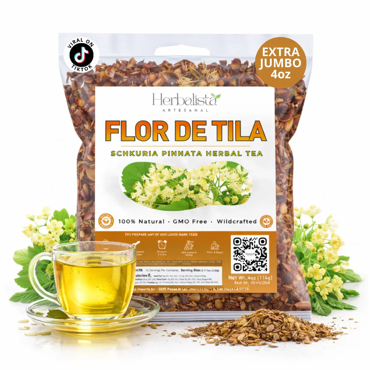 Tila Seca Herbal Tea (Hanan Linden) 4oz (113g)