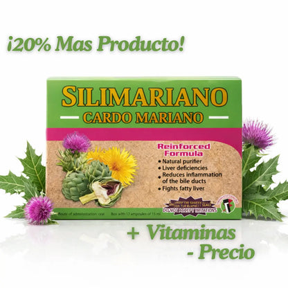 Silimariano Milk Thistle Vitamin Shots 2 Boxes
