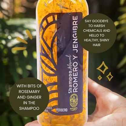 Yerbero Ginger + Rosemary All Natural Shampoo 980ml (33.1 Fl Oz)