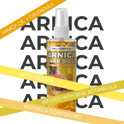 Arnica & Calendula Massage Oil – 8 oz (236 mL)