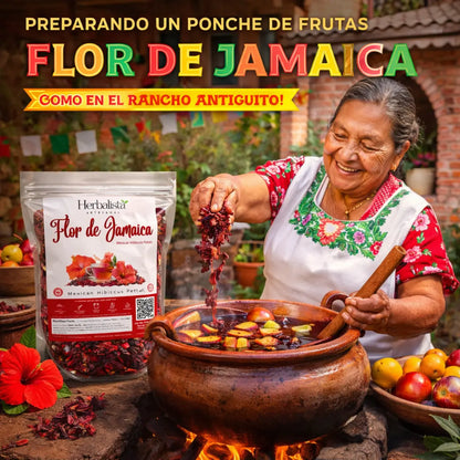 Herbalista Flor de Jamaica 4 oz – Dried Hibiscus Flowers