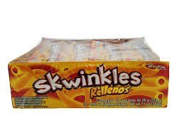 Skwinkles Rellenos PINA Enchilada Hot PINEAPPLE Filled Candy Strips 12 Pcs