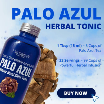 Palo Azul Tonic 16.9 fl oz + Loose Tea Bundle 4oz