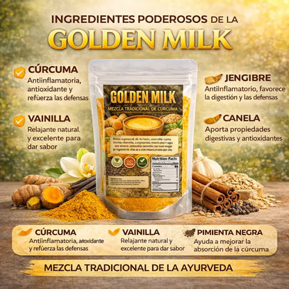 Golden Milk Turmeric Latte Mix 4oz (114g) (Leche Dorada)