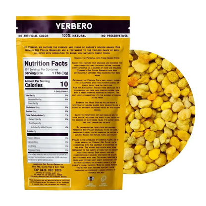 Yerbero - Premium Bee Pollen Granules 16oz (1 lb) (456g)